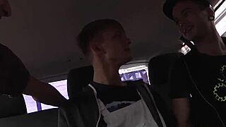 Twinks Picked Up In Vehicle For Threesome