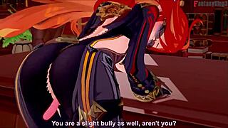 i'm obsessed with mavuika banging in jean's office, pure fantasy hentai