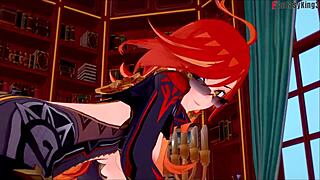 i'm obsessed with mavuika banging in jean's office, pure fantasy hentai