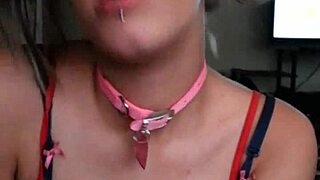 Blonde Emo Slut Feels Overwhelmed By Her Submissive Desires.