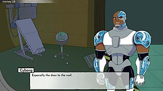 raven gives boobjob in 18titans part 11