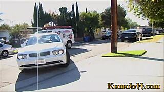 black redhead and her friend in sweet interracial threesome