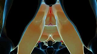 Candace gets double penetrated in hentai scene