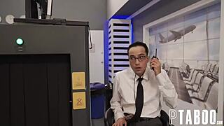 Rocky Emerson gets a thorough pat down from Ricky Spanish in POV reality.