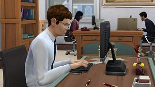 the office parody - boss shows everyone porn at work