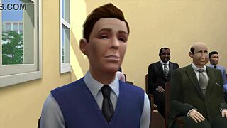 the office parody - boss shows everyone porn at work