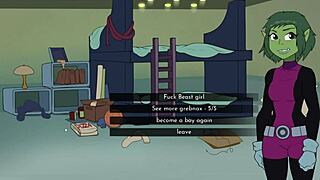 raven gives boobjob in 18titans part 11