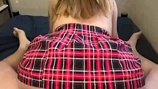 That tasty Latina with big ass gets fucked hard in bed.