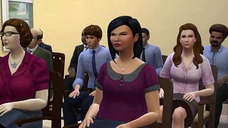 the office parody - boss shows everyone porn at work