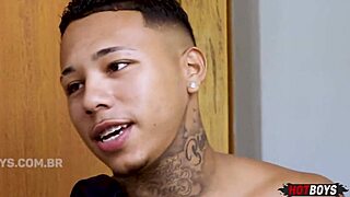 Teen boys fuck in carioca threesome with big cocks