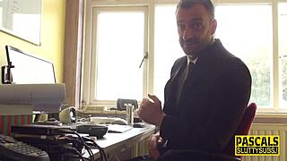 hey babe, watch this glam submissive get pounded deep in bdsm fun