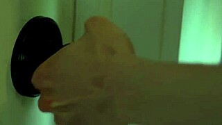 allherluv com showcases petite brunette teasing in oiled lesbian scissoring session