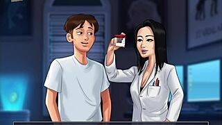 SUMMERTIME SAGA 110 with BRUNETTE TEACHER in GAME