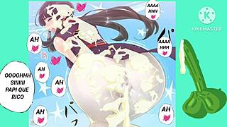 chi-chi fucks thick cock with wet vagina action