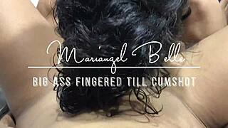 Mariangel Belle's Finger In Ass Makes Him Cum Too Hard