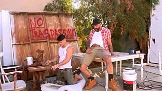 I feel so wild watching Trailertrashboys jocks Greg Riley and Isaac X raw breed!