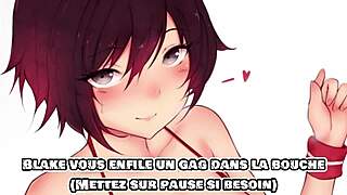 Ruby And Blake Train You In RWBY Hentai Femdom