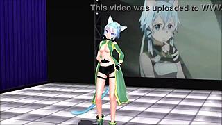 Sinon Sword Art Online MMD Animation