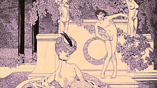 Vintage erotic illustrations bring bold retro hentai to life.