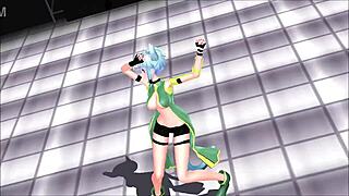 Sinon Sword Art Online MMD Animation