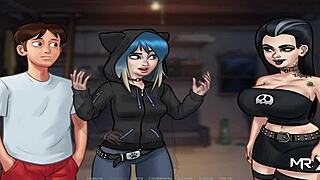 SummerTimeSaga: Peeping Naked Folks Through Binoculars in Episode 1-78