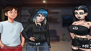 SummerTimeSaga: Peeping Naked Folks Through Binoculars in Episode 1-78