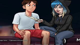 SummerTimeSaga: Peeping Naked Folks Through Binoculars in Episode 1-78