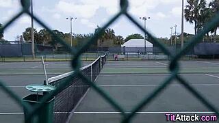 i love watching this fat buxom babe finger her big tits and get a hardcore facial