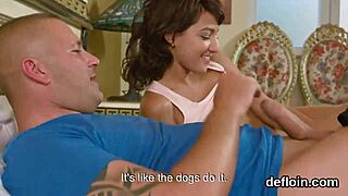 i see nice teen open shaved twat for deflowering