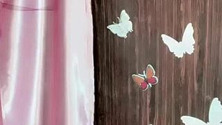 Girl show on webcam 01