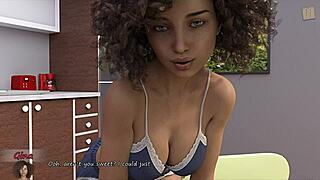 John Trains with Sexy Blonde Katia, Staring at Her Big Boobs