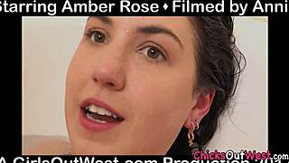 hairy aussie babe stroking her wet pussy in the bathtub