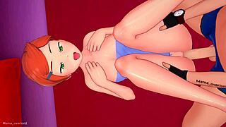 Gwen ends shower and fucks in adult version