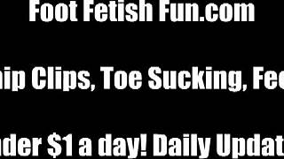 Let me give you a nice footjob