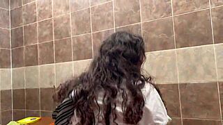 Student With Big Tits Studies Economics With Teacher