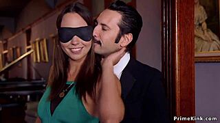 Spiled Girl Fucked In Front Of Slave While Tied Up And Gagged