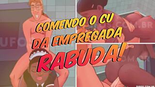 Comendo o cu da empregada bunduda