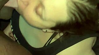 Redhead BBW Succubus Sucks Big Black Cock at Work in USA