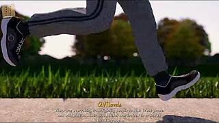 Brunette dives deep into anime hentai Dik Route 152 adventure.