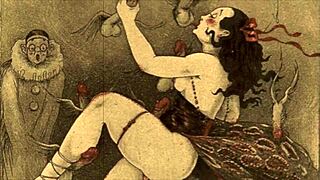 vintage erotic illustrations from antique cartoons