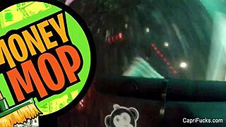 capri cavanni behind the scenes striptease with ripped clothes