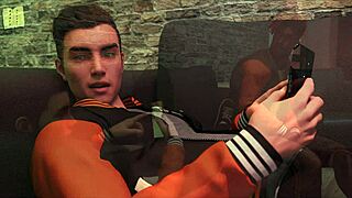 Brunette dives deep into anime hentai Dik Route 152 adventure.