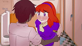 Daphne Takes Off Panties In Toilet Scooby-Doo Hentai Parody