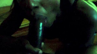 Ebony Sucking Big Black Dick