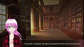 Ice Dragon Girl Lin in Mirror Scene Suggestive Encounter