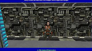 Virtual Sci-Fi Girls Ending Armory Fucking!