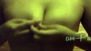 Amateur Chick Strips and Teases in Shower