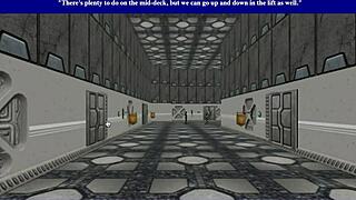 Virtual Sci-Fi Girls Ending Armory Fucking!