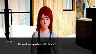 redhead milf in my new family game with ass