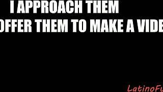 a special crotch massage turns wild with latino fucker in bareback action